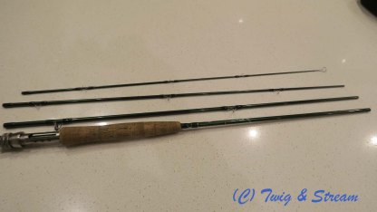 Fly Fishing Rod all fixed with new tip guide.